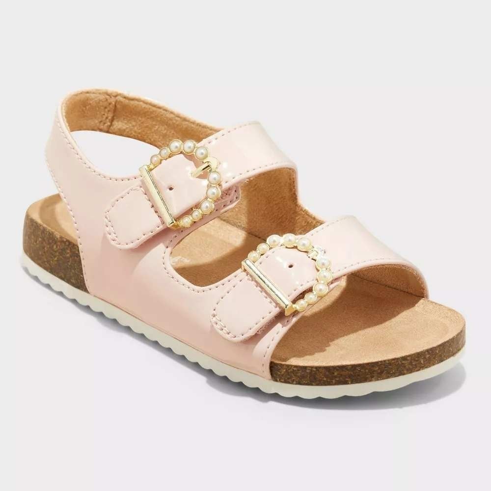 Toddler Reagan Footbed Sandals Cat & Jack Pink Size 6T New With Tags